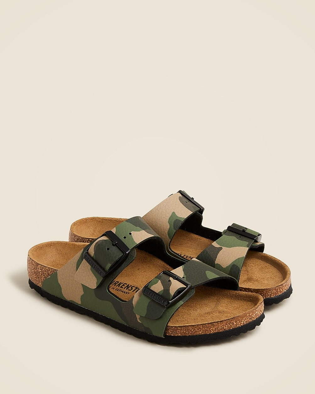Boys' Birkenstock&reg; Arizona sandals in camo | J. Crew US