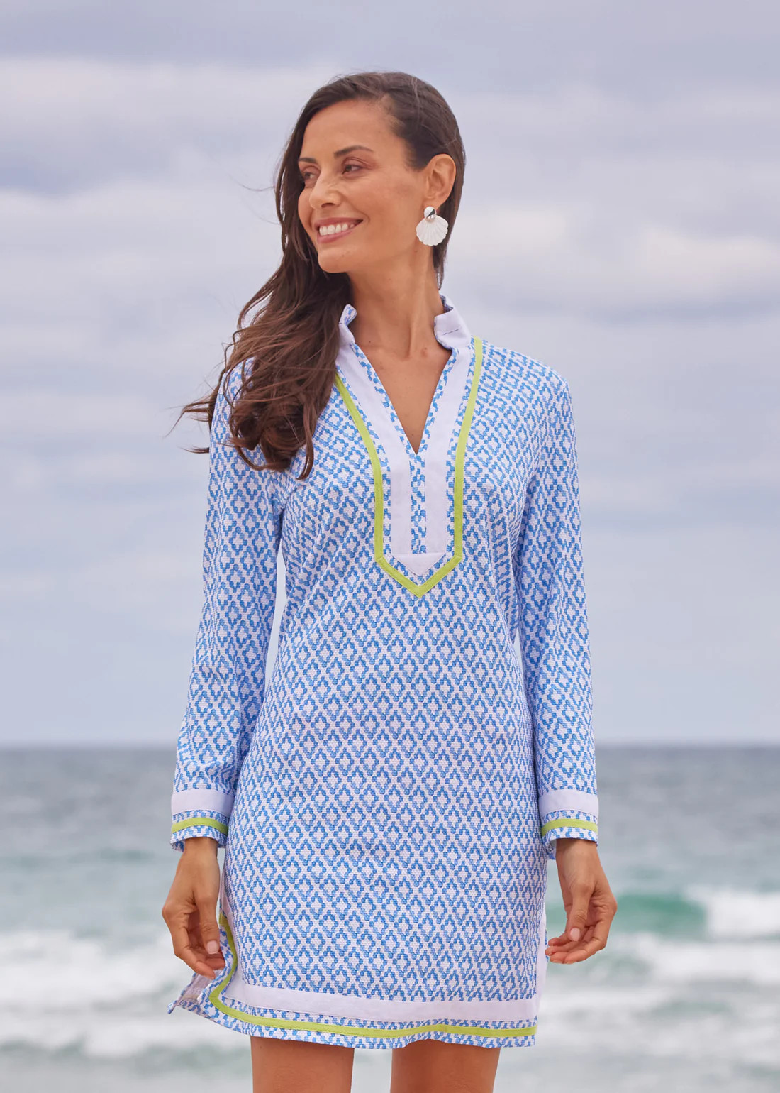 Seaside Pique Tunic Dress | Cabana Life