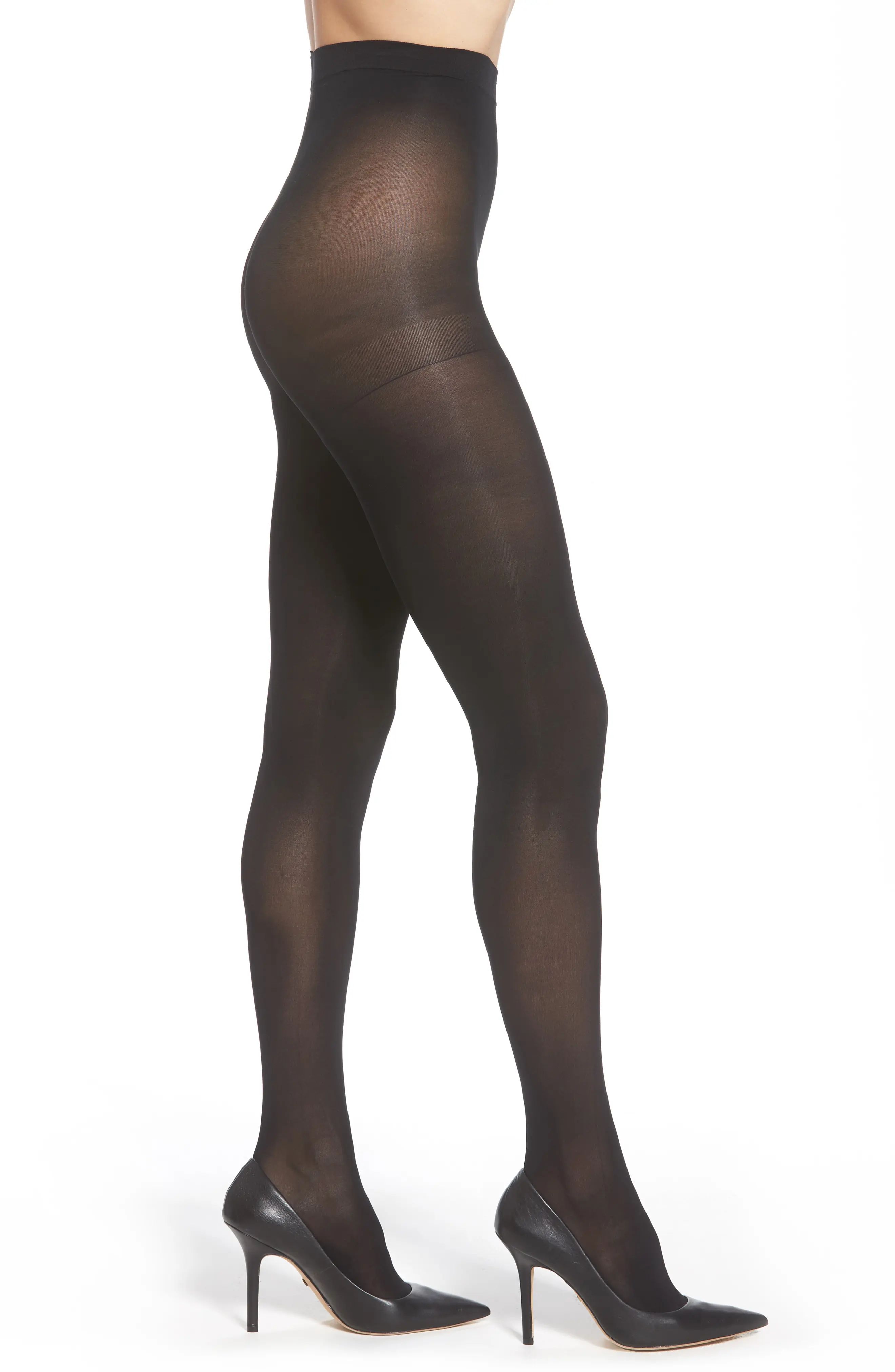 2-Pack Opaque Control Top Tights | Nordstrom