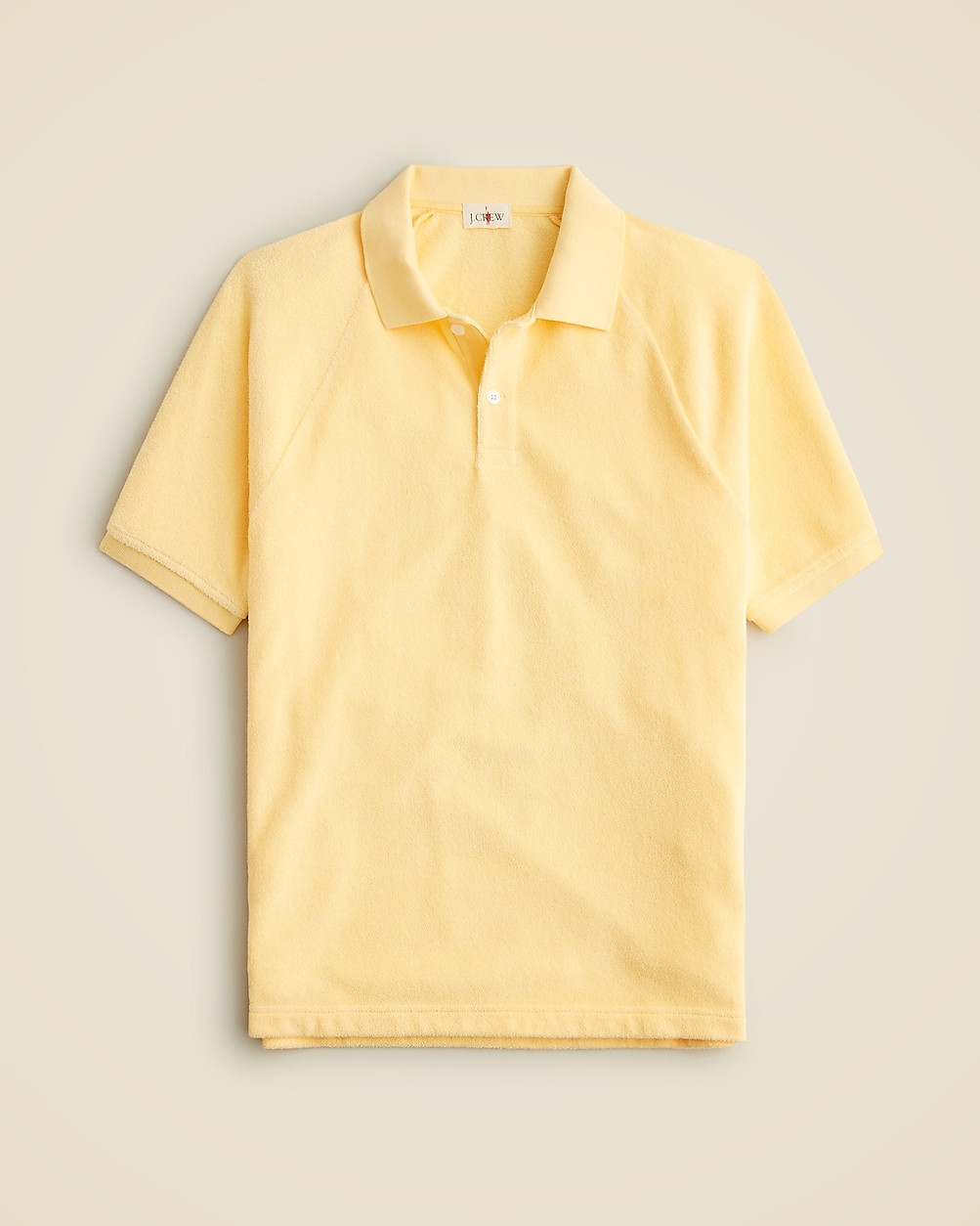 Terry cloth polo shirt | J. Crew US