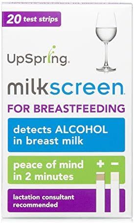 Upspring Milkscreen Test Strips Detect Alcohol in Breast Milk | at-Home Test for Breastfeeding Moms  | Amazon (US)