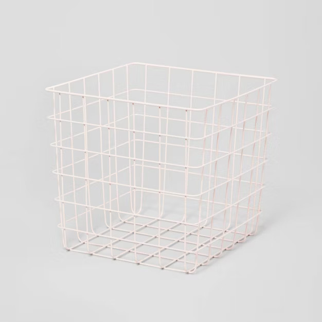 Decorative Wire Basket Square Peach - Brightroom™ | Target