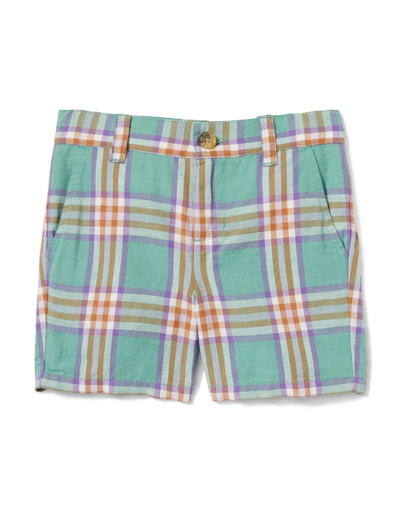 Plaid Linen Short | Janie and Jack