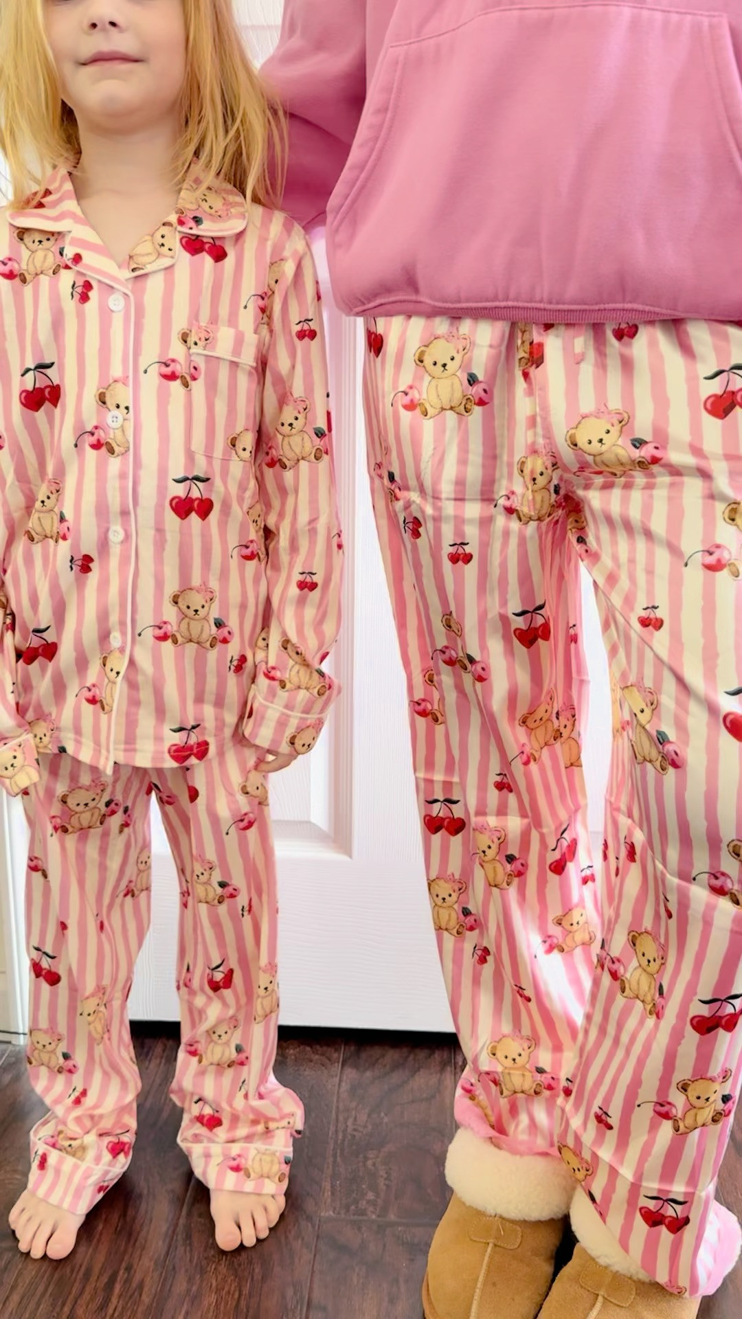 Cute matching PJ sets Teddy Bears and Cherries 

 #LTKGiftGuide #LTKSaleAlert #LTKKids