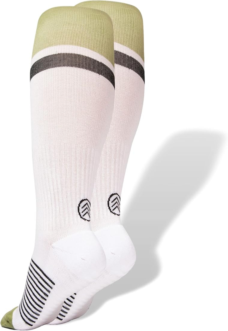 Gripjoy Compression Socks with Grips for Women & Men - 15-20mmHg - Knee High Non-slip Socks | Amazon (US)