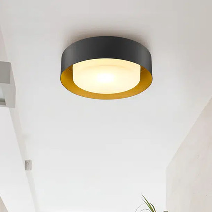 Levasseur 1-Light Simple Drum Flush Mount