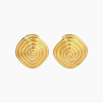 TRUSSO EARRINGS Gold | Heaven Mayhem