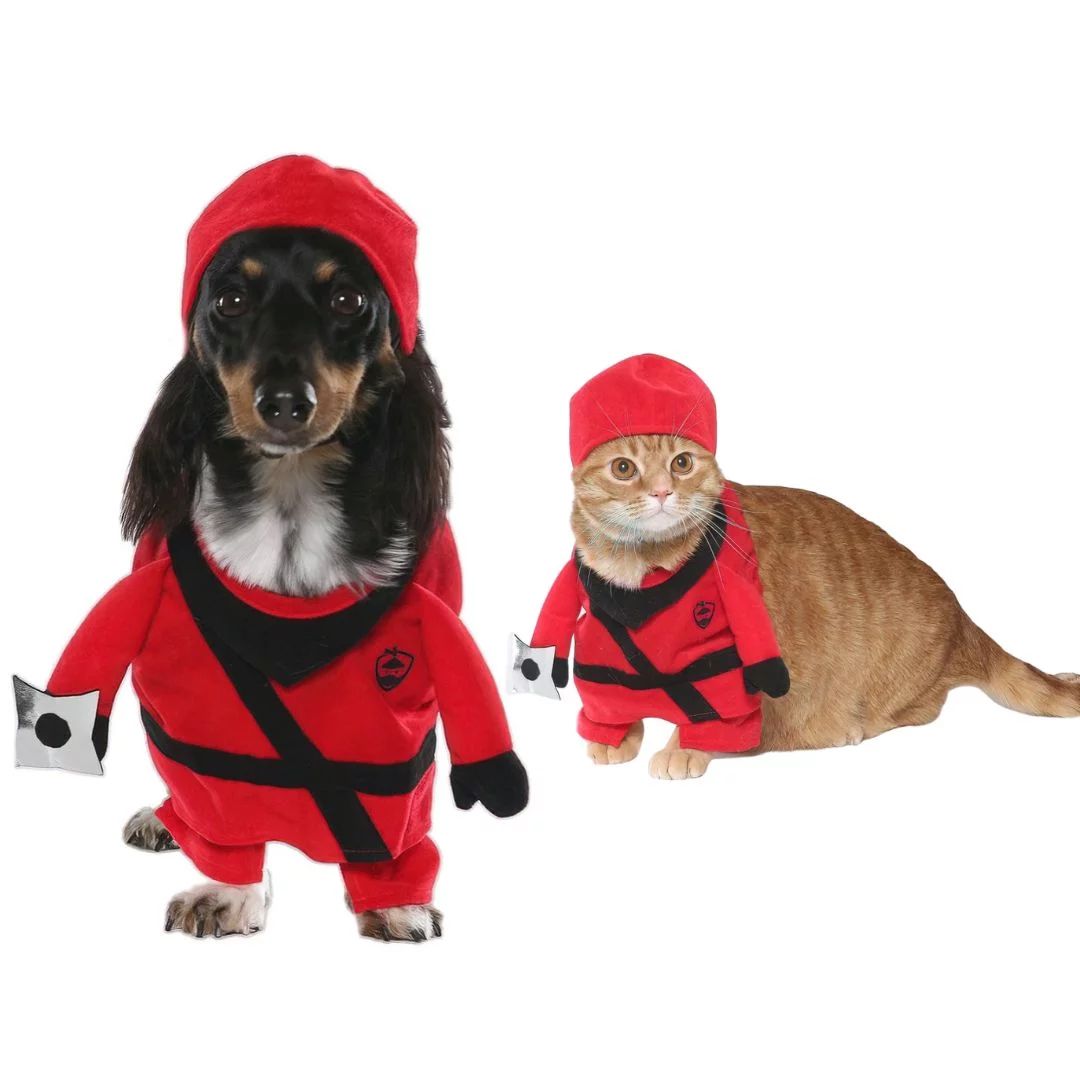 Vibrant Life Halloween Dog Costume and Cat Costume: Ninja, Size Medium | Walmart (US)