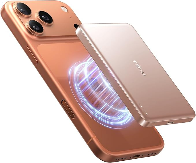 TORRAS MiniMag Power Bank,Ultra-Slim 10,000mAh Magnetic Wireless Portable Charger, 22.5W Fast Cha... | Amazon (US)