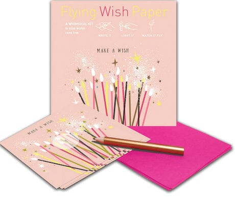 Flying Wish Paper Mini Kit - ""MAKE A WISH | House of Intuition