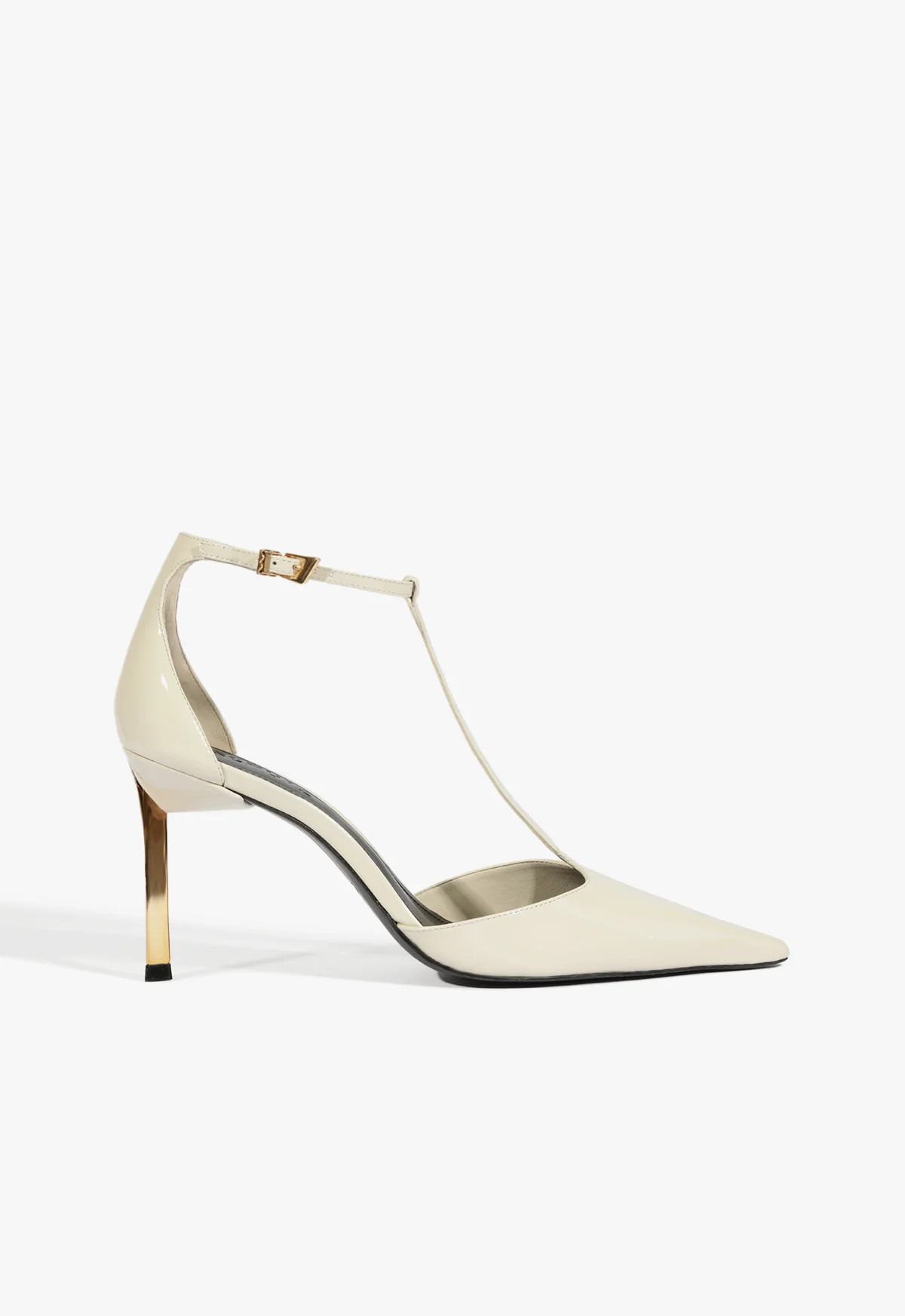 Allure T Stiletto Pump in White Patent Leather - SCHUTZ | Schutz (US)
