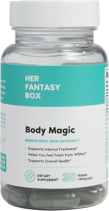 Her Fantasy Box | Body Magic | Chlorophyll Capsules - 30 Vegan Capsules for Detox, Digestion, Gut... | Amazon (US)