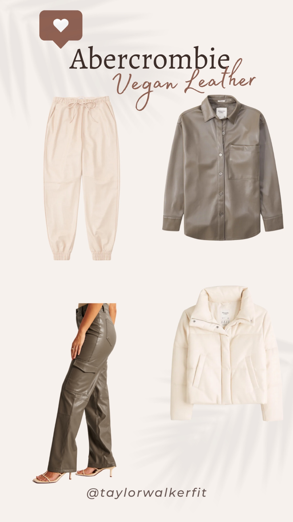 Perfect Vegan Leather Pieces for Fall/Winter from Abercrombie! 

#LTKxAF #LTKHoliday #LTKSeasonal