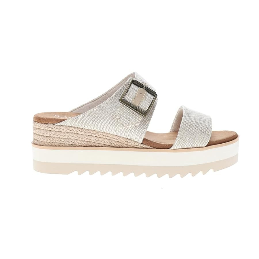 TOMS Women's Diana Mule Bukle Wedge Sandal | Amazon (US)
