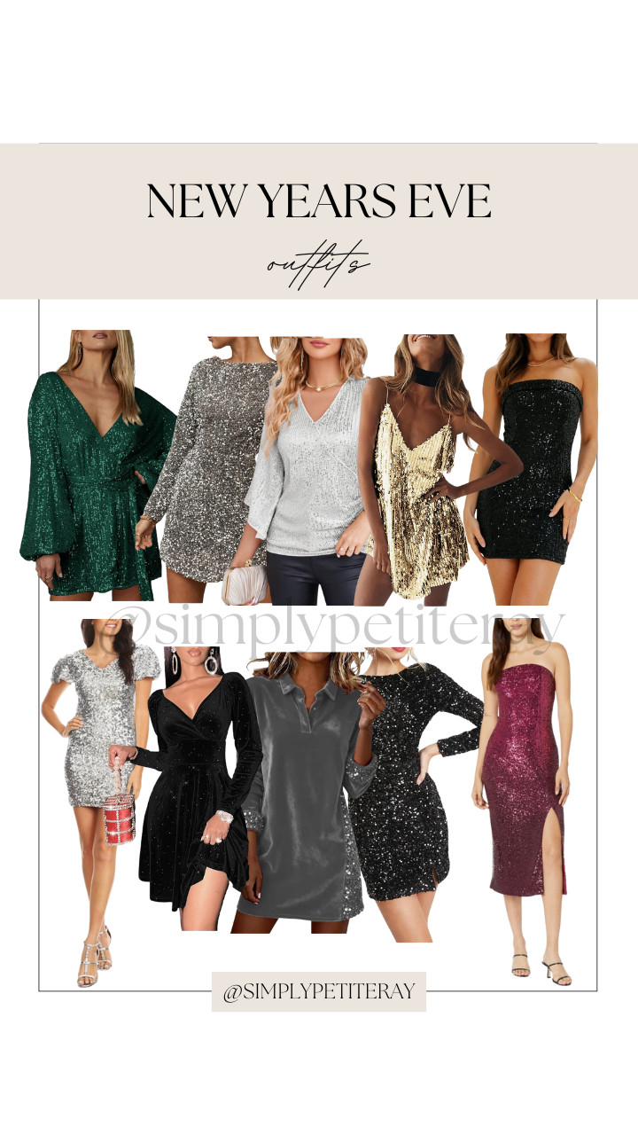 New Years Eve Outfits || NYE outfit vibes ✨ Sparkle, shine, and all the party feels for ringing in the new year! 

#NYEOutfits #HolidayStyleEdit #FestiveFashion 

 #LTKHoliday #LTKootd