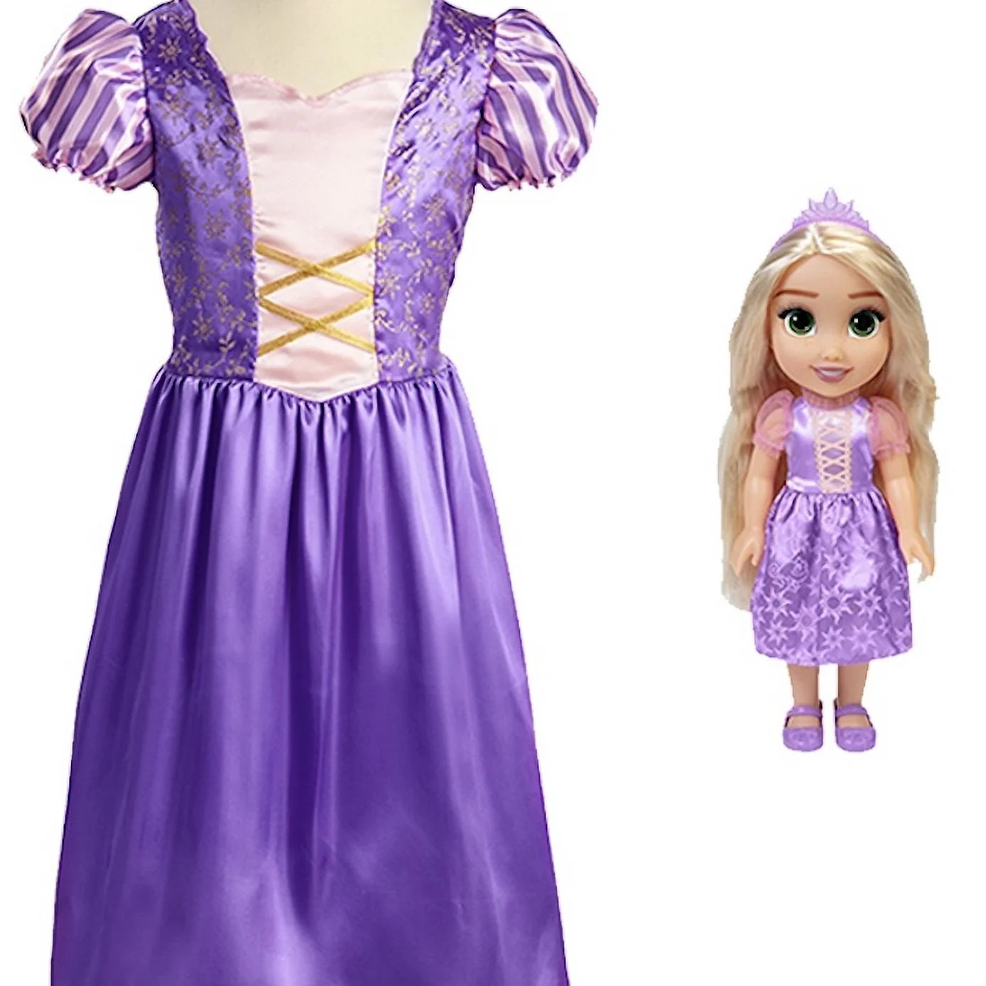 Disney's Princess Rapunzel 14 inch Toddler Doll with Dress up Outfit Female Child 3 to 6 Years - ... | Walmart (US)