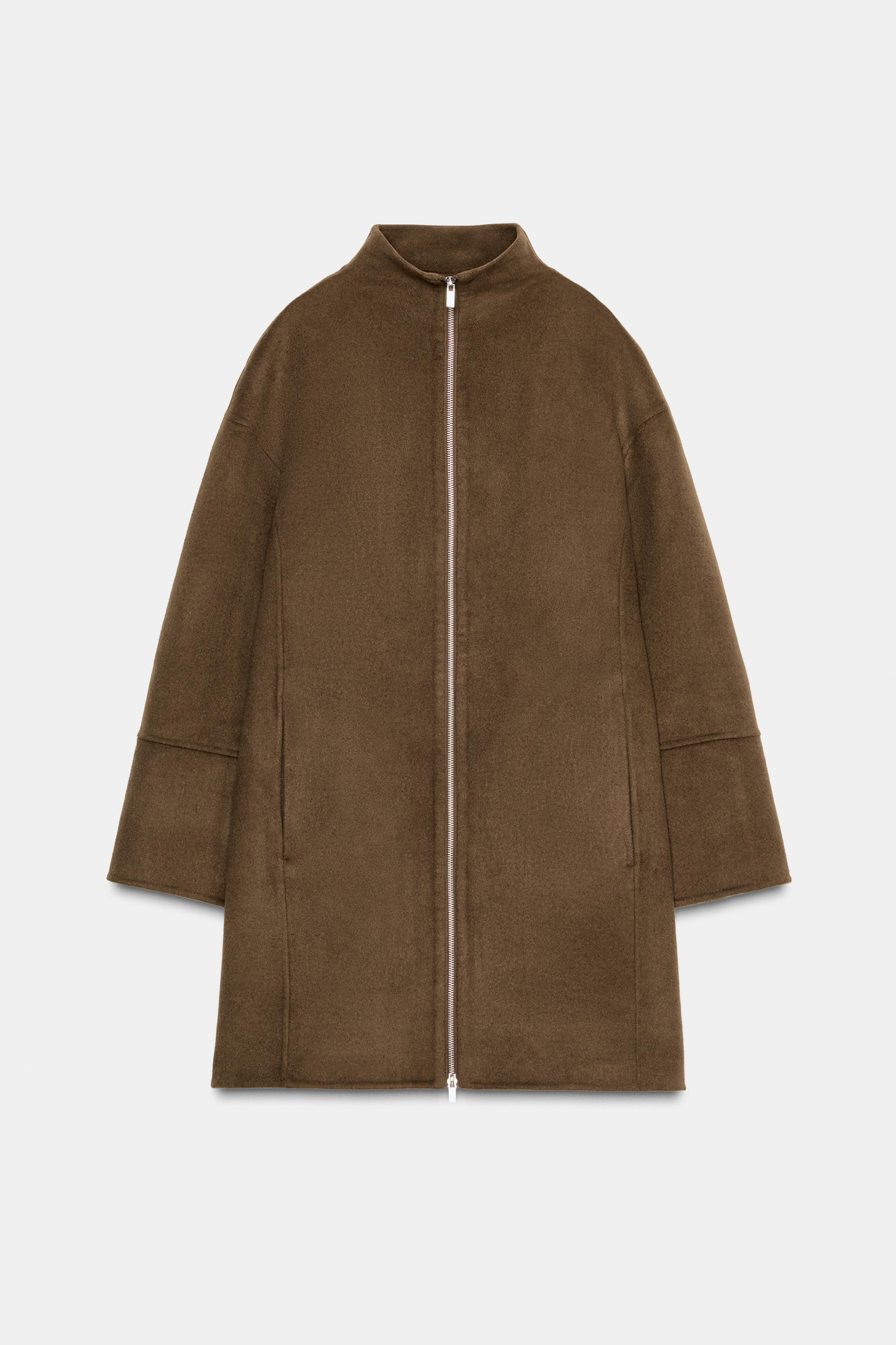 ZW COLLECTION WOOL BLEND CAPE COAT | Zara DE