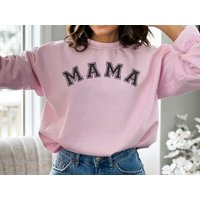 Mama Crewneck Sweatshirt Gender Reveal Girl Mama Gift For Mom, New Mom Idea Comfy Clothes | Etsy (US)
