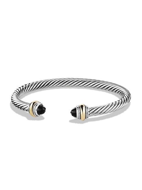 Cable Classics Bracelet With Gemstone & 14K Gold | Saks Fifth Avenue