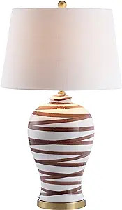 JONATHAN Y JYL3016B Joelie 29" Ceramic LED Table Lamp Contemporary Transitional Bedside Desk Nigh... | Amazon (US)