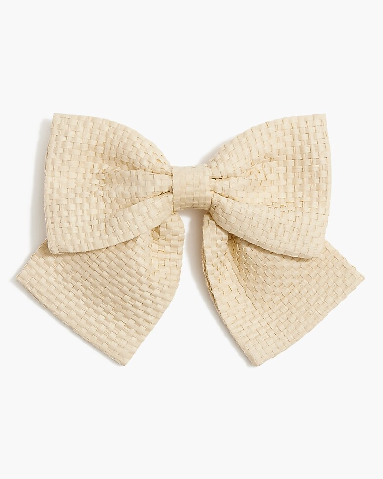 Woven bow barrette | J.Crew Factory