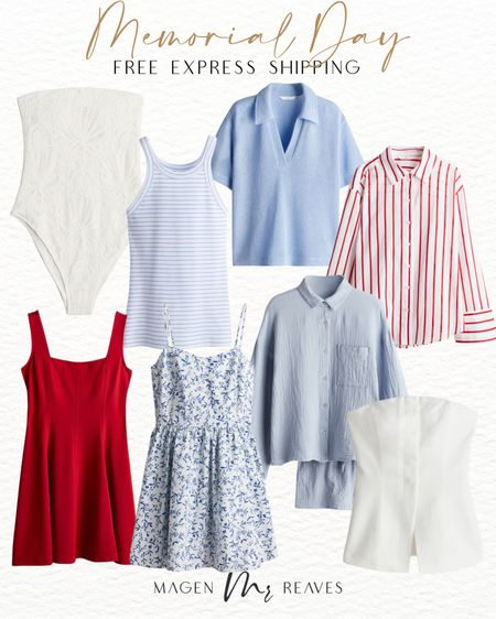 Memorial Day, free express shipping!!! Outfits for Memorial Day 

#LTKFindsUnder50 #LTKSeasonal #LTKStyleTip