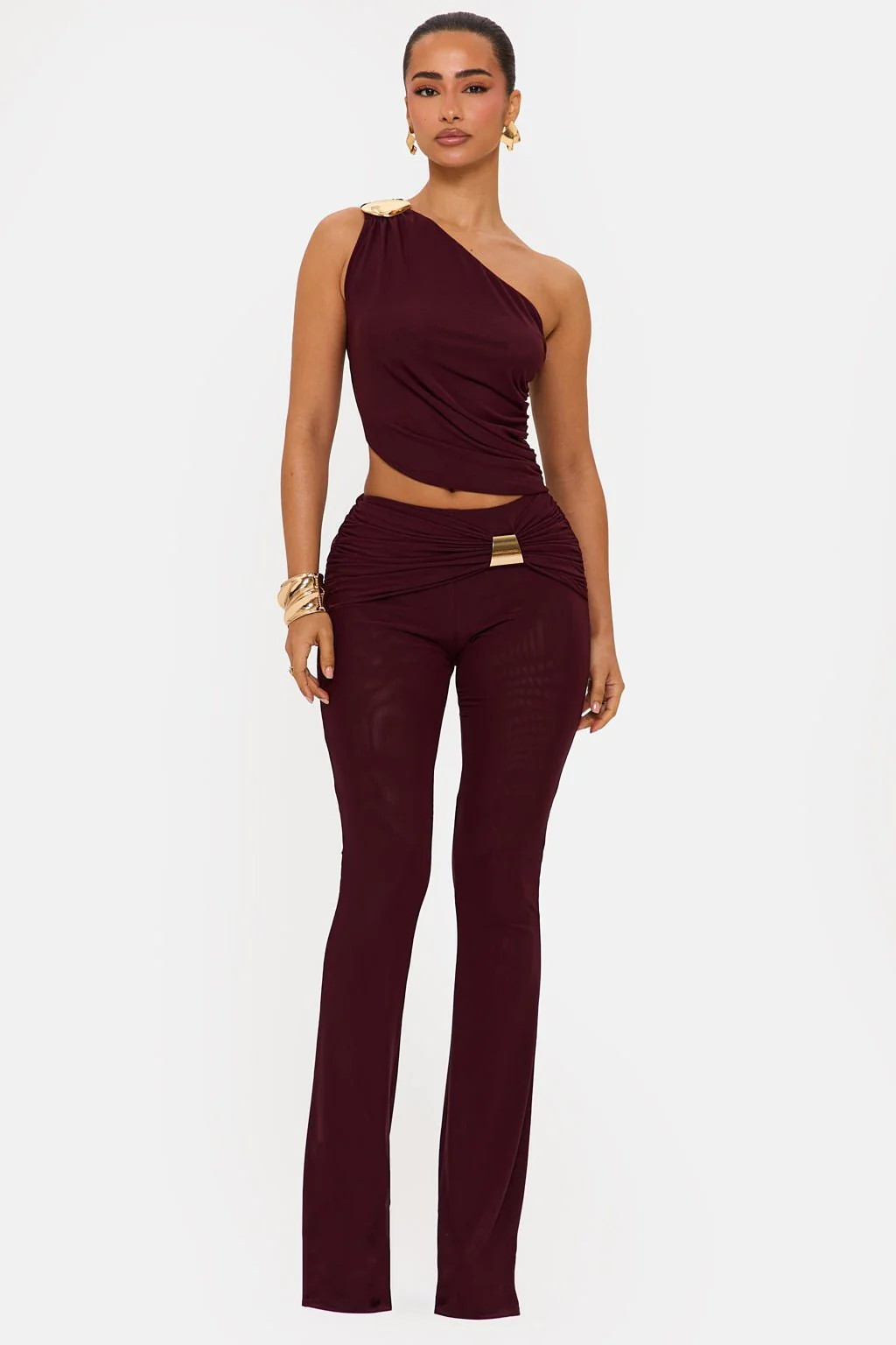 VALENTINA FIT & FLARE TROUSER CO ORD | Murci