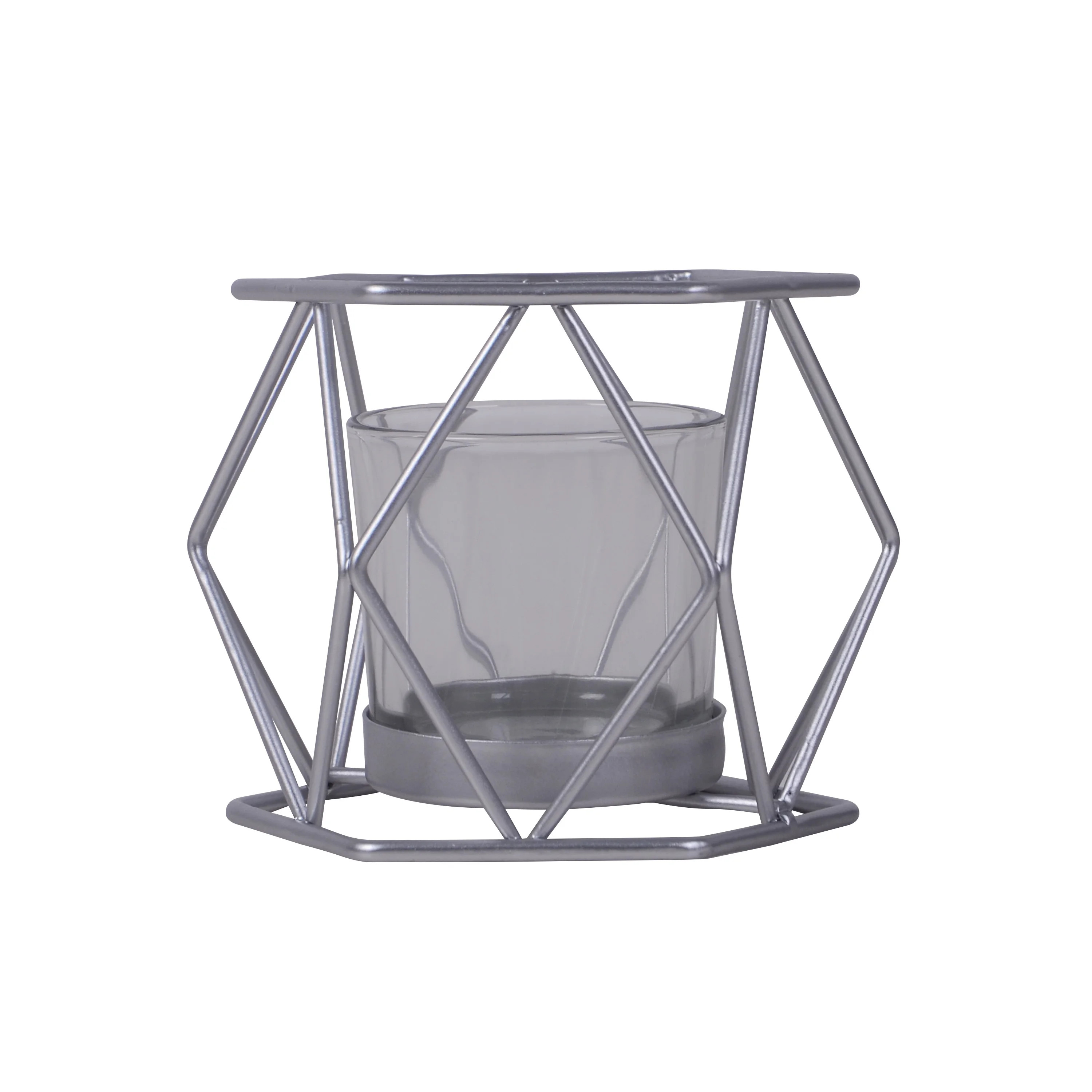 Better Homes & Gardens Modern Wire Tealight Candle Holder, Silver - Walmart.com | Walmart (US)