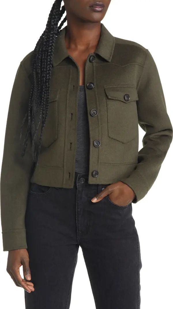 Rails Easton Wool Blend Crop Jacket | Nordstrom | Nordstrom