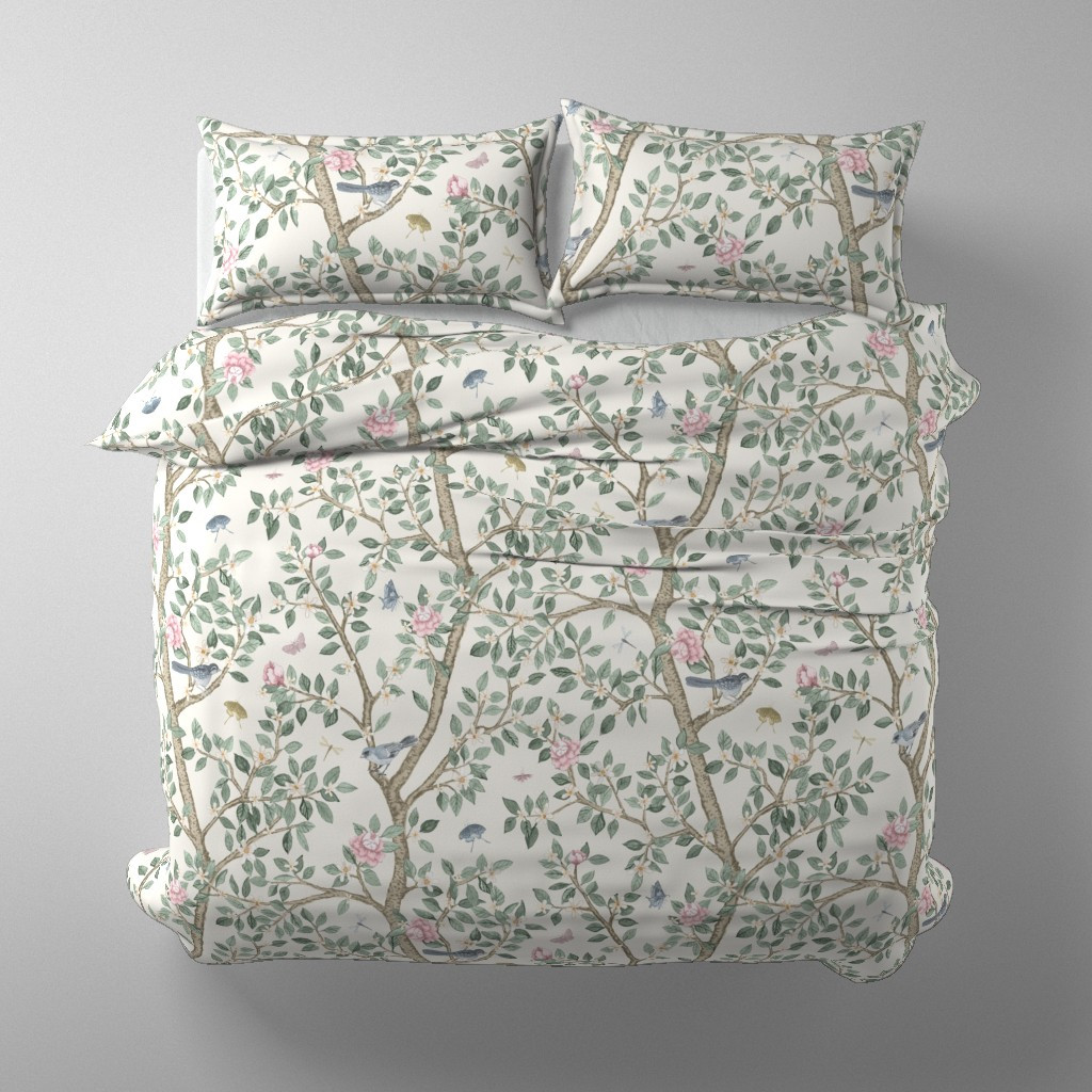 Custom Robyn Elsie's Garden Duvet Cover | Spoonflower | Spoonflower