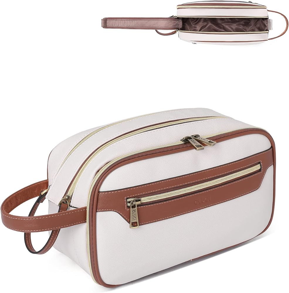 CLUCI Travel Toiletry Bag for Women/Men, Water-resistant Shaving Bag for Toiletries Accessories w... | Amazon (US)