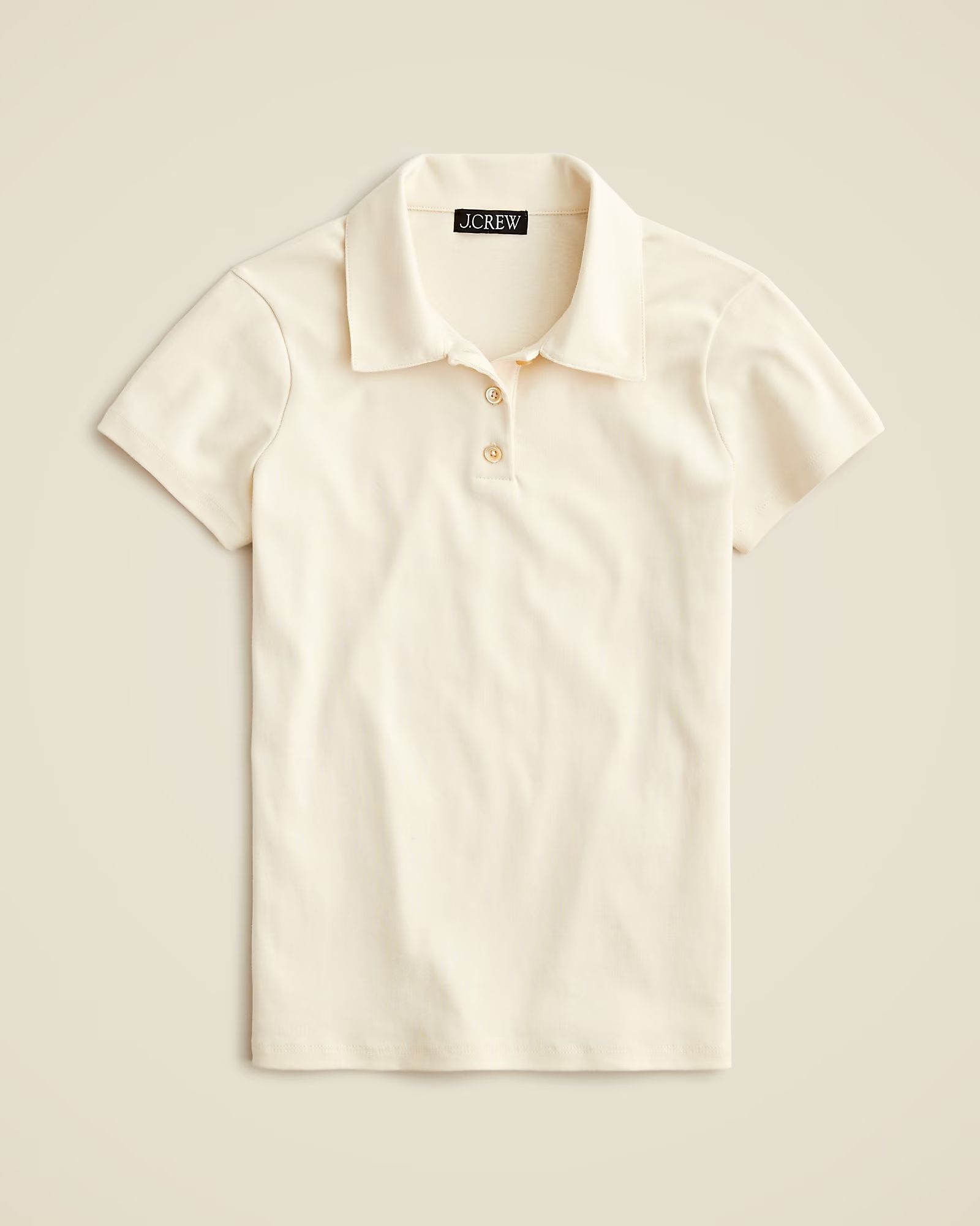 Perfect-fit shrunken polo shirt | J. Crew US