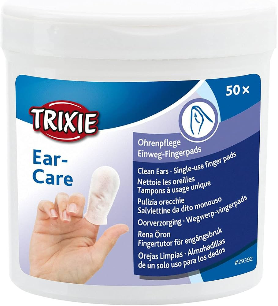 Trixie Tr-29392 Doigtiers de Soin Oreilles pour Animaux pour Chien 50 Pièces | Amazon (FR)
