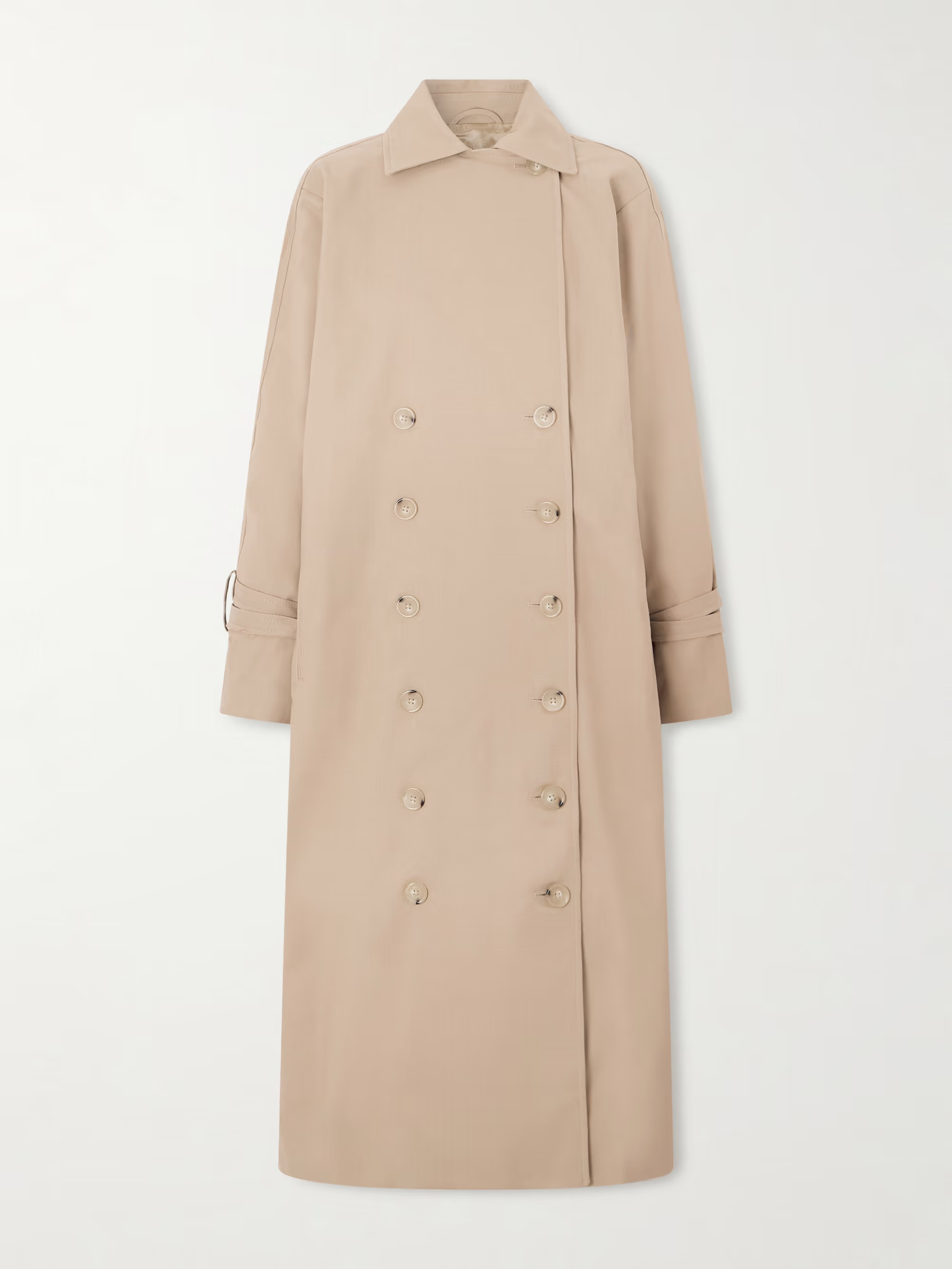 Signature double-breasted cotton-blend gabardine trench coat | NET-A-PORTER (US)
