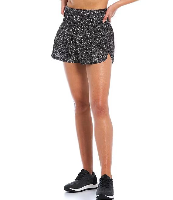 FP Movement The Way Home Animal Print High Rise Pull-On Boxer Shorts | Dillard's