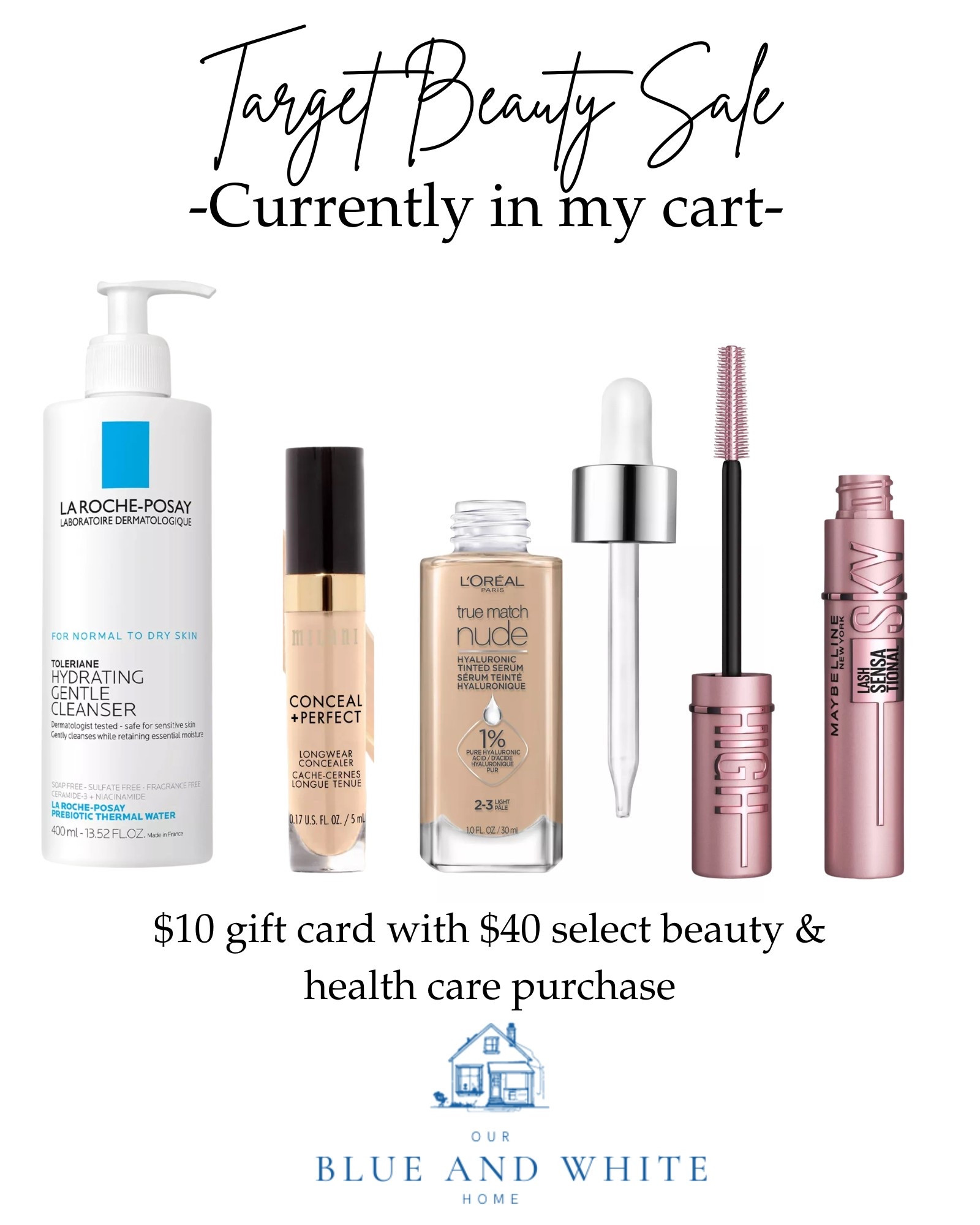 What’s in my cart for Target’s $20 gift card with $40 beauty/personal care purchase- these are my holy grail items and all are under $20!

#LTKFindsUnder50 #LTKBeauty
