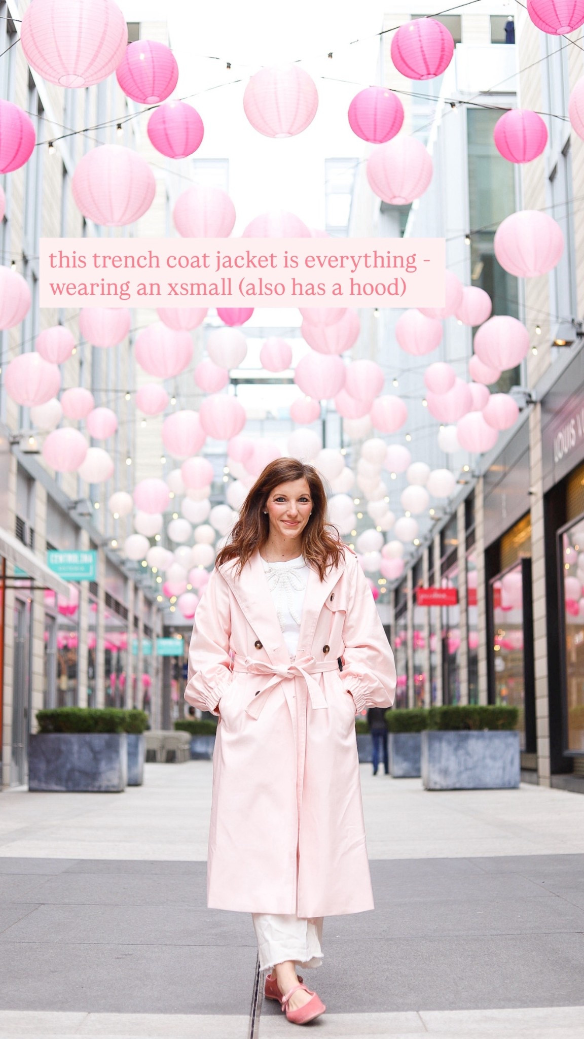The prettiest trench coat jacket- runs big (wearing an xsmall). 

#LTKWorkwear #LTKSpringSale #LTKootd