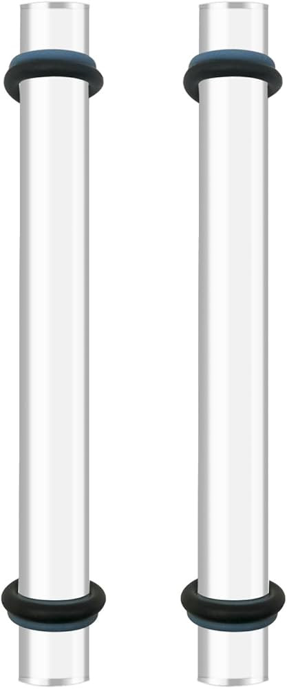 DIYOOHOMY 2Pcs Polymer Clay Roller Tools, Acrylic Rolling Pin with Thickness Rings Kit, Air Dry C... | Amazon (US)