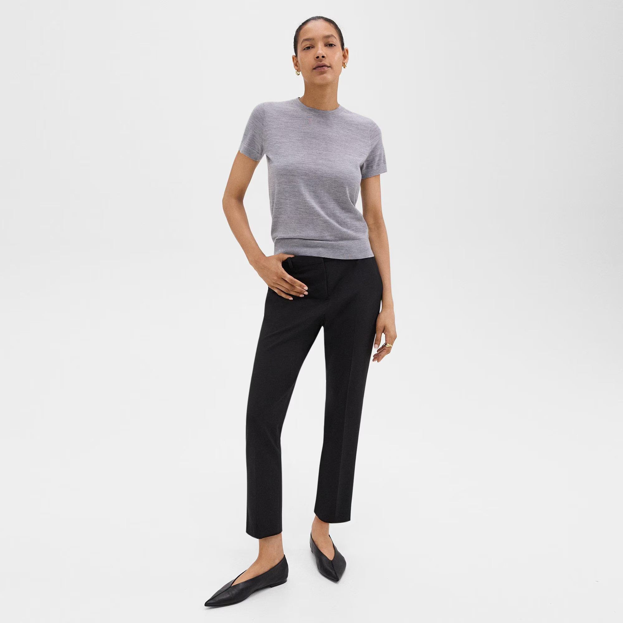 Treeca Pant in Good Wool | Theory