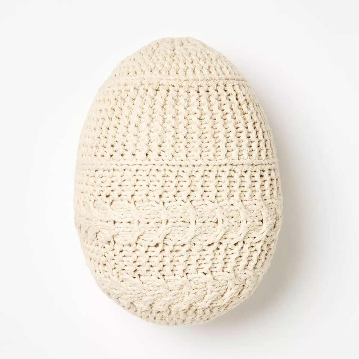 Shaped Crochet Egg Throw Pillow - Threshold™ designed with Studio McGee | Target