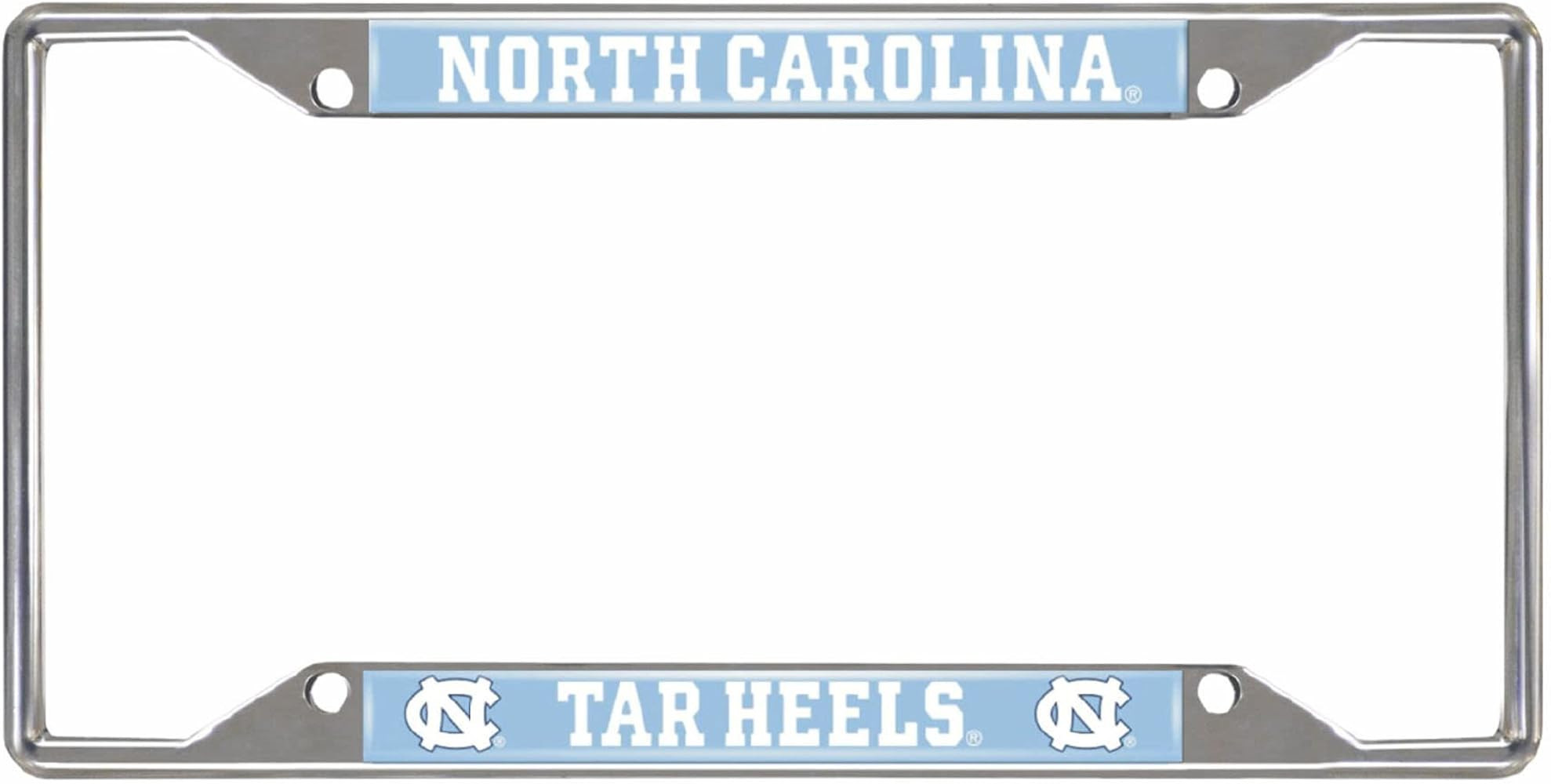 FANMATS NCAA Unisex-Adult Chrome Metal License Plate Frame | Amazon (US)
