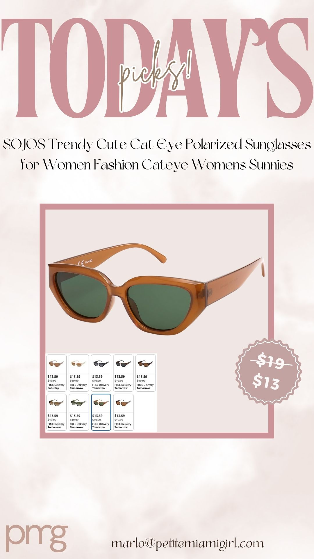 Today's picks SOJOS Trendy Cute Cat Eye Polarized Sunglasses for Women Fashion Cateye Womens Sunnies. 

 #LTKSpringSale #LTKSaleAlert #LTKStyleTip