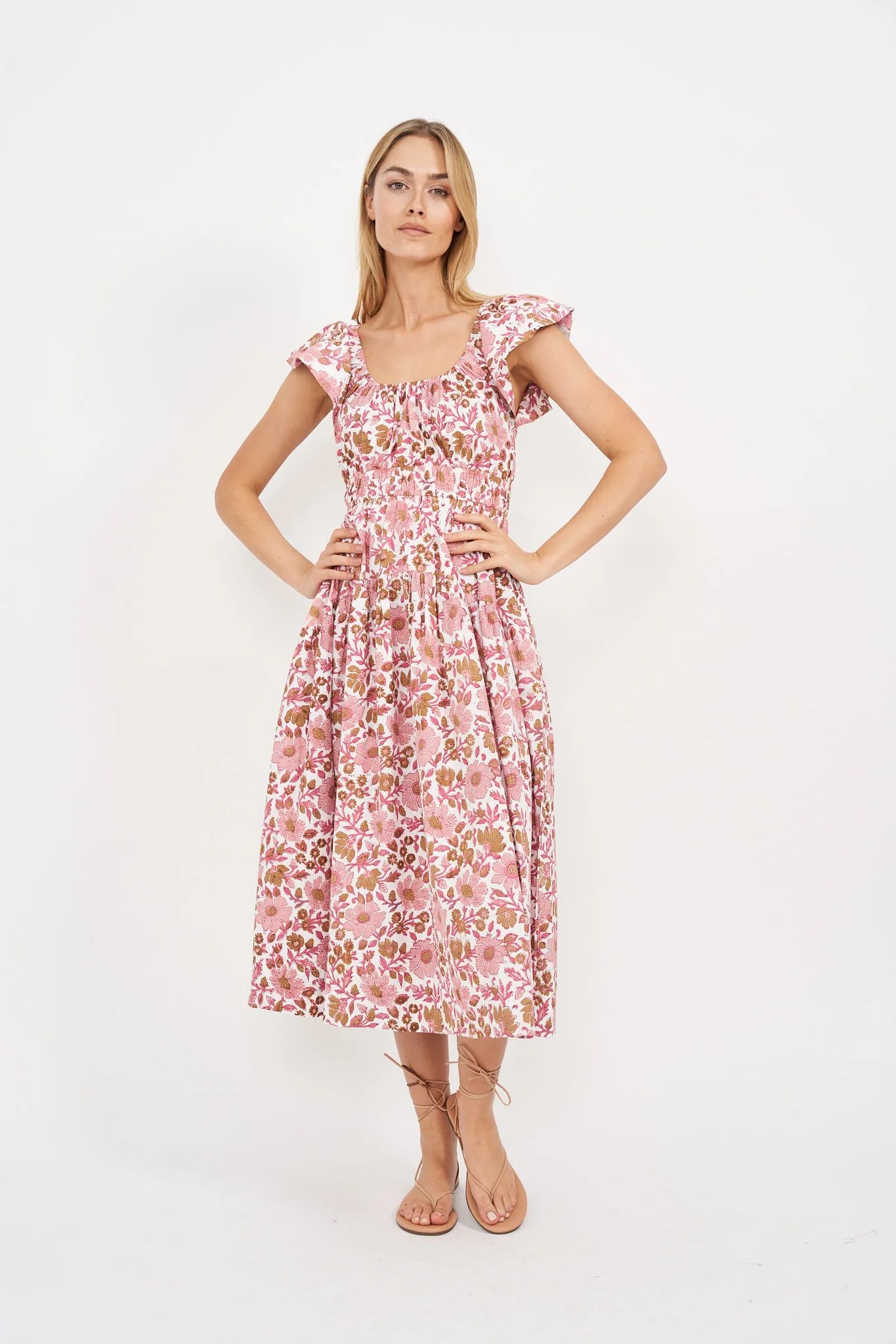 Jane Dress - Shell Orsay Floral | Marea