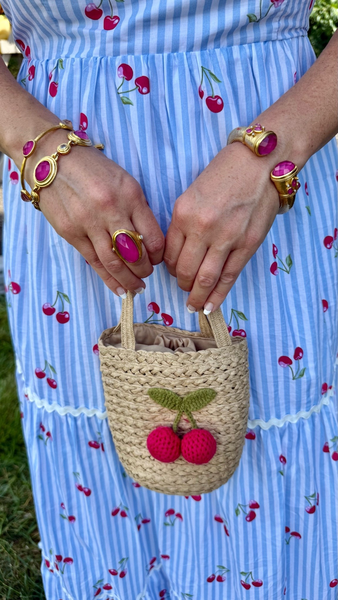 Summer Sundays in cherries / cherry dress / fruit fashion