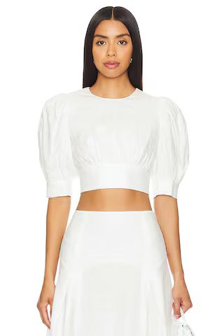 Solid & Striped The Gael Top in Optic White from Revolve.com | Revolve Clothing (Global)