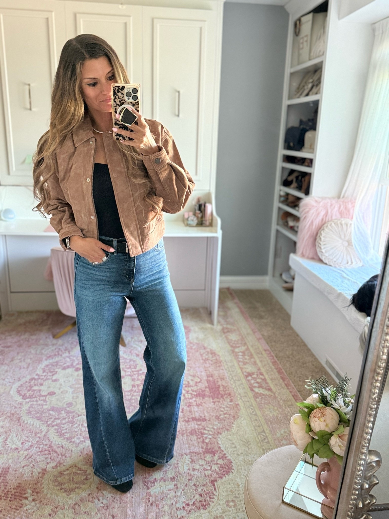 Affordable leather jacket for fall