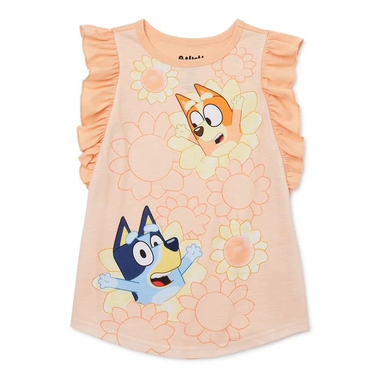 Bluey Toddler Girl Nightgown, Sizes 2T-5T - Walmart.com | Walmart (US)