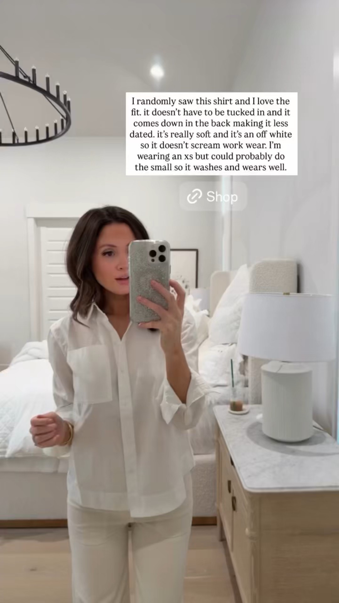 NSALE TRYON 💛 This is a top that almost nobody shared! It wasn’t on my radar but I’m always looking for the next best white shirt! This is a new brand for me but I love it! The fit is really pretty, wearing an xs but could probably do the small (I have a feeling it’s 100% cotton), soft fabric and a muted white color!

#LTKSeasonal #LTKSaleAlert #LTKStyleTip