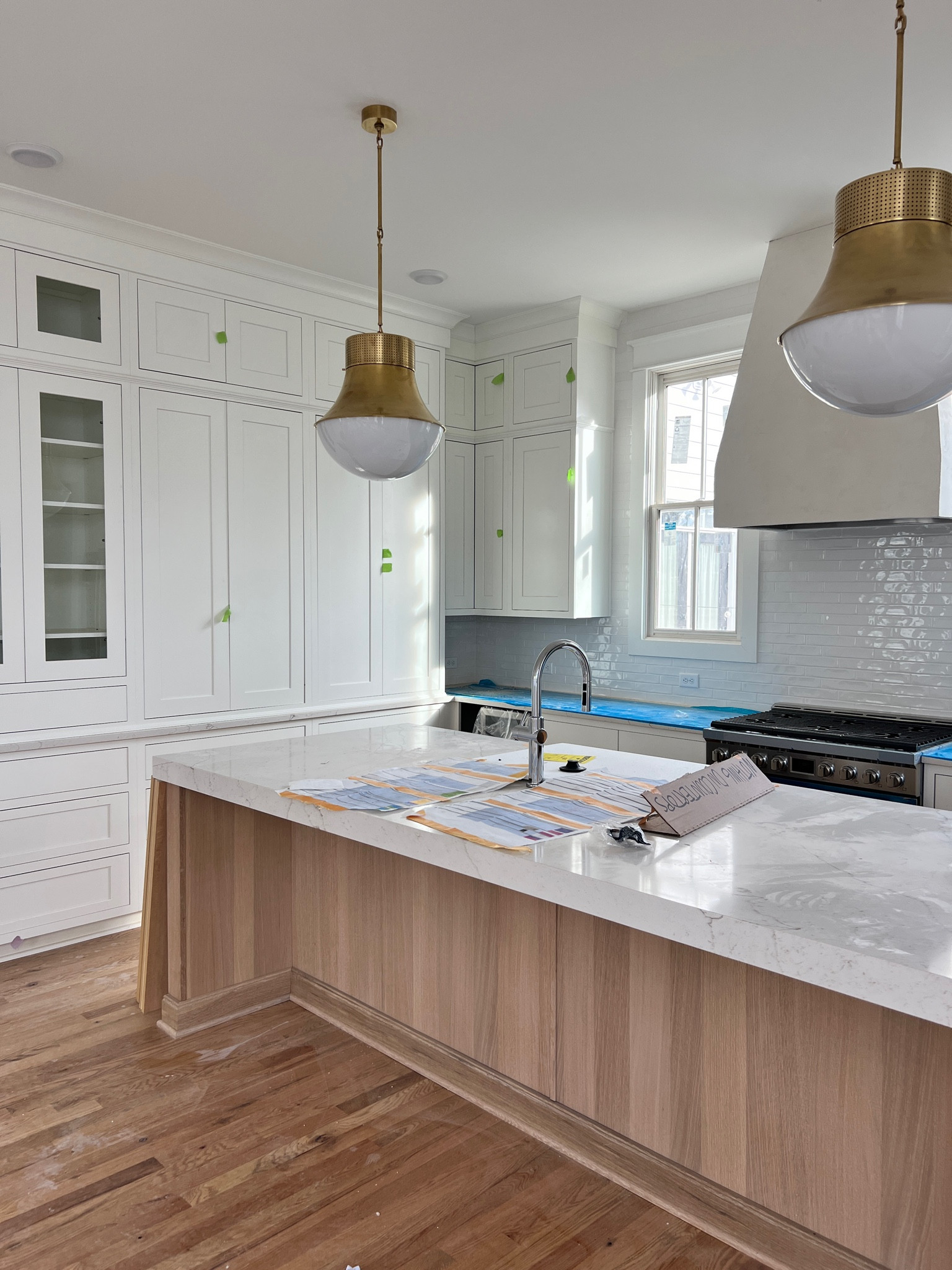 Cannot wait for the hardware to be installed in the kitchen but these pendent lights from Visual Comfort are just a dream! 

#LTKhome #LTKstyletip
