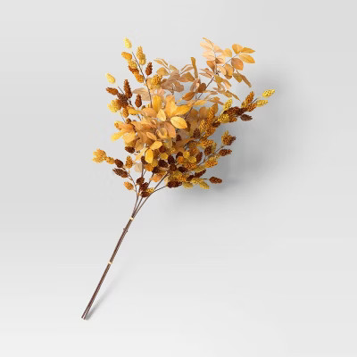 Hops Artificial Fall Leaf  Branch - Threshold™ | Target